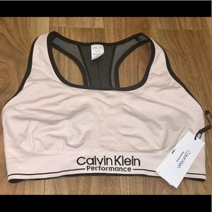 Calvin Klein Pink Reversible Sports Bra